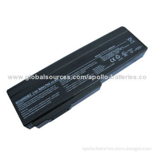 9 Cells 10.8V/6,600mAh Laptop Battery for ASUS G50V, G50Vt M50, M50 M60, M60J Series